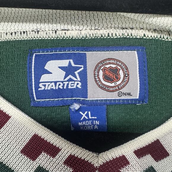 Vintage Phoenix Coyotes Starter Jersey Men’s XL Black Embroidered 90s Kachina - Picture 9 of 12